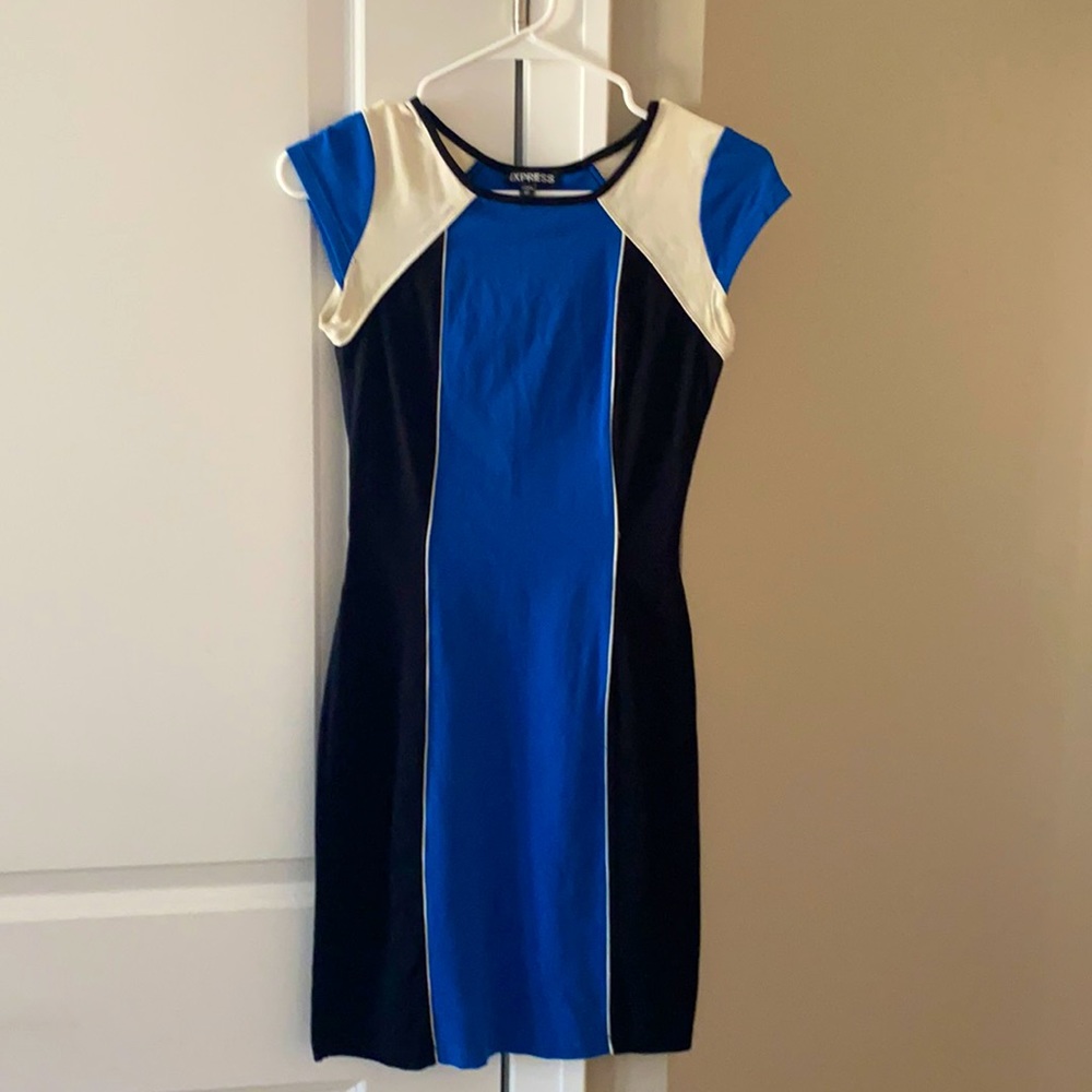 Express color block dress